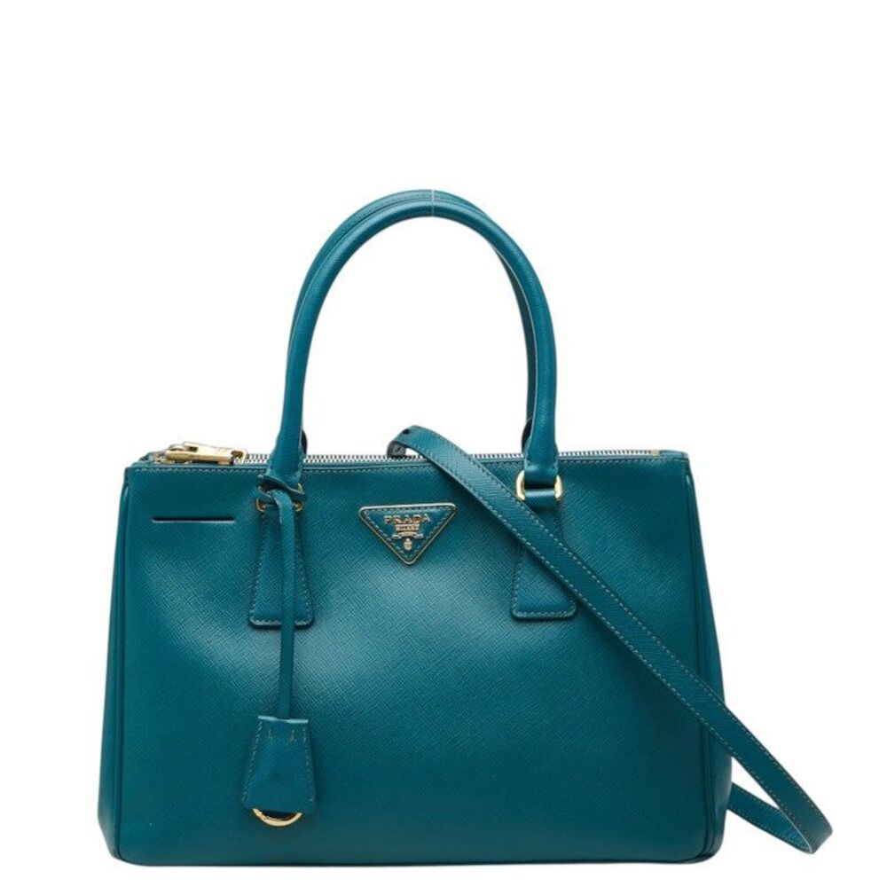 Prada Galleria Triangle Logo Handbag